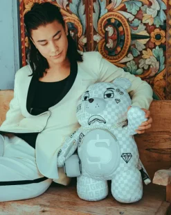 SPLIT THE CHECK (PEARL) MONEYBEAR TEDDYBEAR BACKPACK