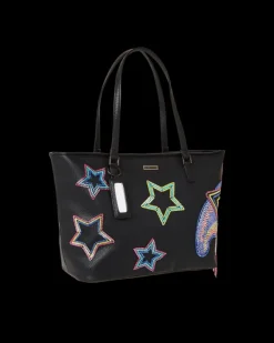 STAR RACER A.I.7 SANDFLOWER COLLAB BEADED TOTE