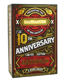 THE 10 YEAR HUSTLE BACKPACK. MYSTERY BOX. NUMBERED 1 OF 100