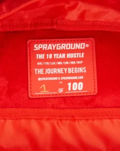 THE 10 YEAR HUSTLE BACKPACK. MYSTERY BOX. NUMBERED 1 OF 100