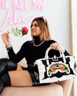 THE FLORAL CUT MINI DUFFLE