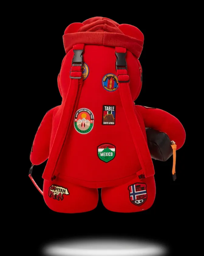 THE GLOBAL EXPEDITION MONEYBEAR TEDDYBEAR BACKPACK