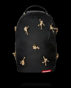 THE LOST IN SPACE BACKPACK (10 3D GOLD METAL ASTRONAUTS)