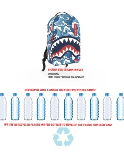 THE SHARK WAVE (made from 100% recycled plastic bottles from the ocean)
