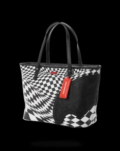 TRIPPY CHECK TOTE