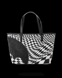 TRIPPY CHECK TOTE