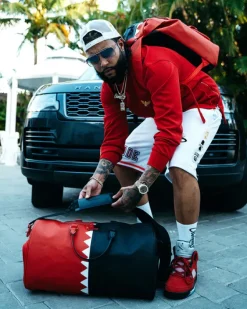 VERTICAL SHARK CUT u0026 SEW DUFFLE