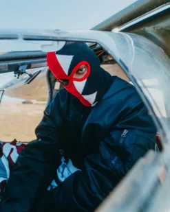 VERTICAL SHARK SKI MASK