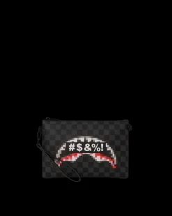 'WHAT THE BEEP' SHARK CROSSOVER CLUTCH