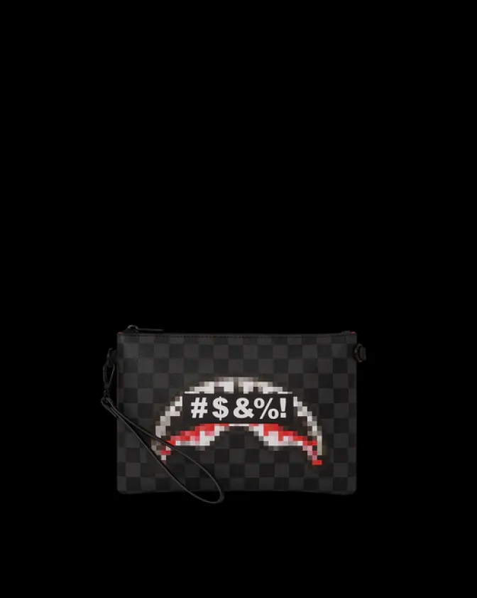 'WHAT THE BEEP' SHARK CROSSOVER CLUTCH