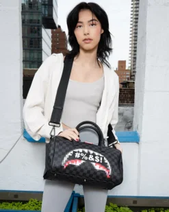 'WHAT THE BEEP' SHARK MINI DUFFLE