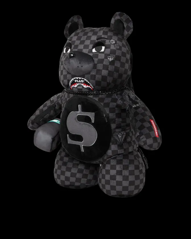 'WHAT THE BEEP' SHARK MONEYBEAR TEDDYBEAR BACKPACK