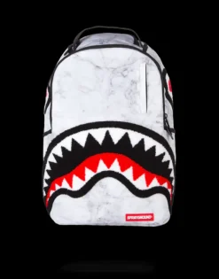WHITE MARBLE BACKPACK